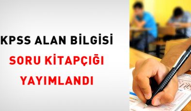 KPSS Alan Bilgisi Sınavı Tamamlandı